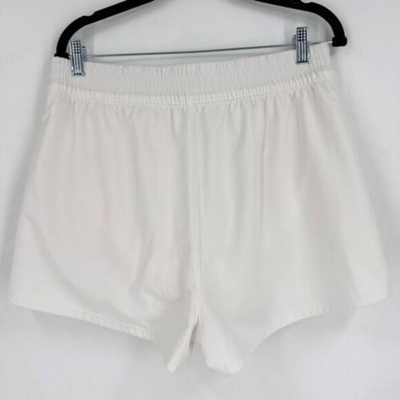 SO White Pull on Built In Lined Shorts Athletic Shorts Pockets Size XL - Picture 3 of 9